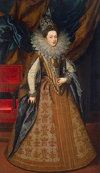 Frans Pourbus Portrait of Margaret of Savoy, Duchess of Mantua Pourbus Spain oil painting art